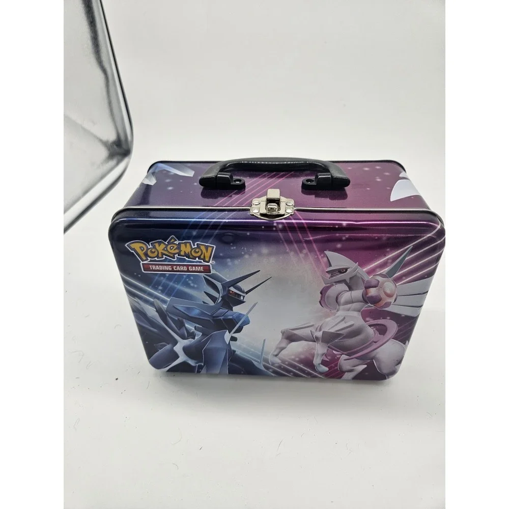 2022 Pokemon Nintendo Trading Card Game Tin Lunchbox Handle Case Storage Toy